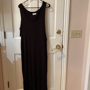 Lou & Grey soft, black cut out dress XL